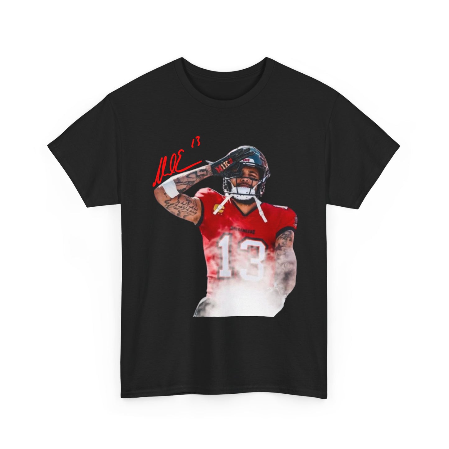Unisex Heavy Cotton Tee featuring Bold Player Design, Sports Fan Apparel, Casual Wear, Gift for Him, Athletic Top, Trendy Graphic Tee