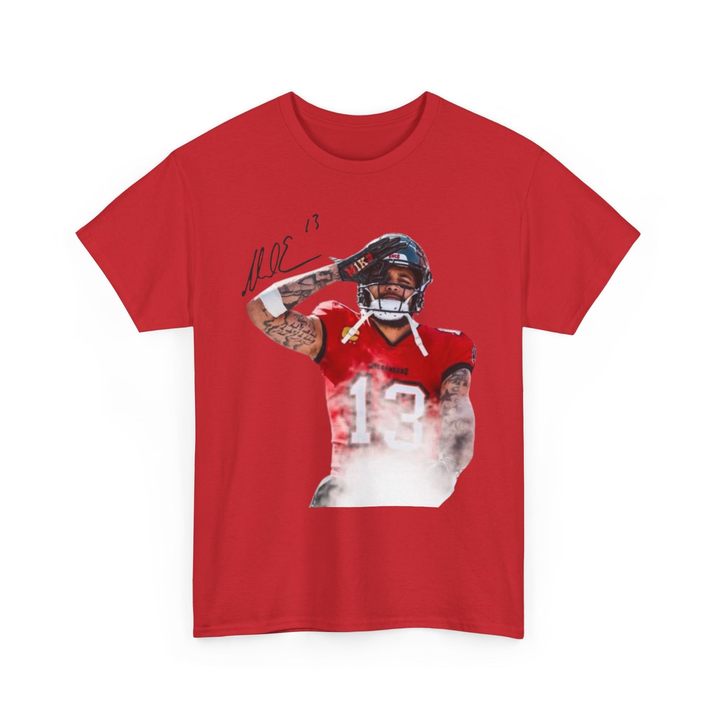 Unisex Heavy Cotton Tee featuring Bold Player Design, Sports Fan Apparel, Casual Wear, Gift for Him, Athletic Top, Trendy Graphic Tee