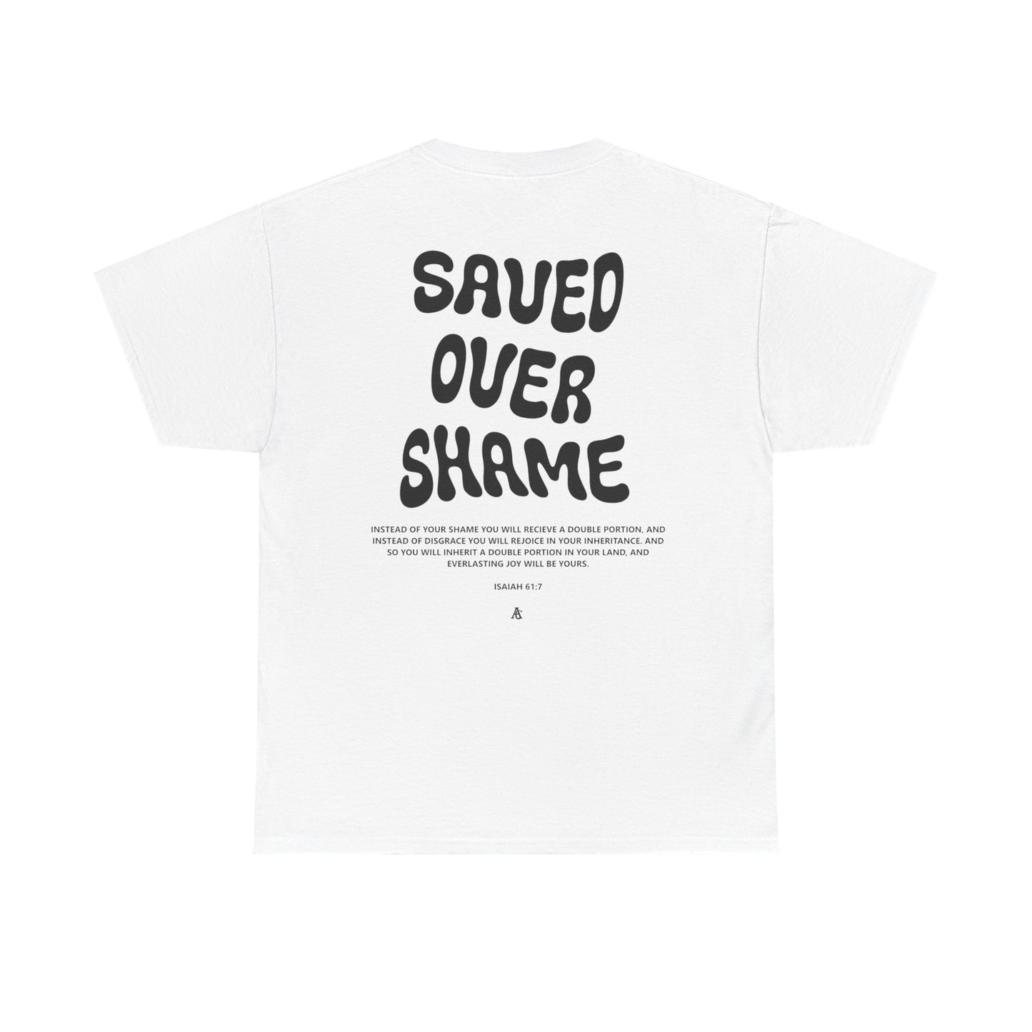 Saved Over Shame Christian Faith Shirt