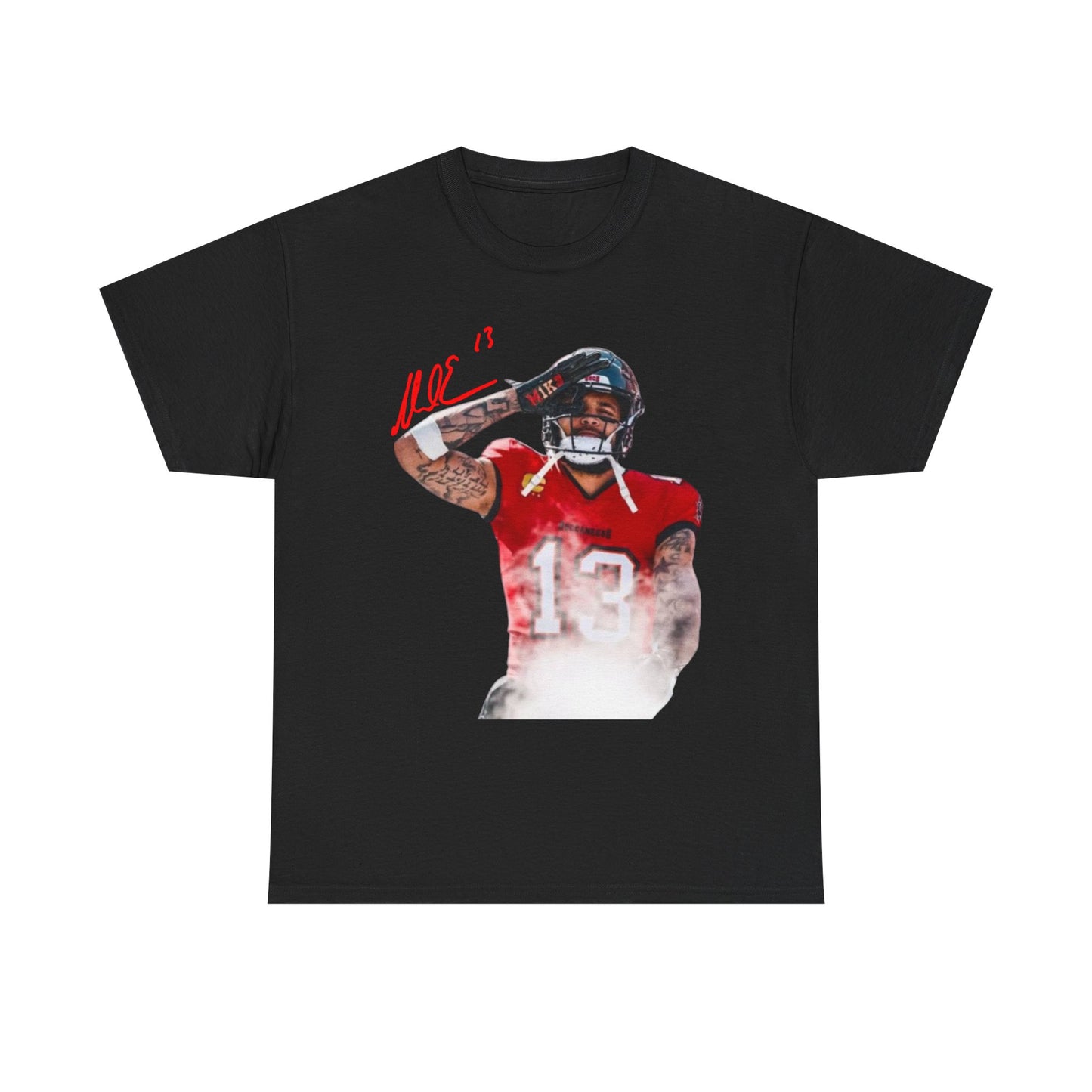 Unisex Heavy Cotton Tee featuring Bold Player Design, Sports Fan Apparel, Casual Wear, Gift for Him, Athletic Top, Trendy Graphic Tee
