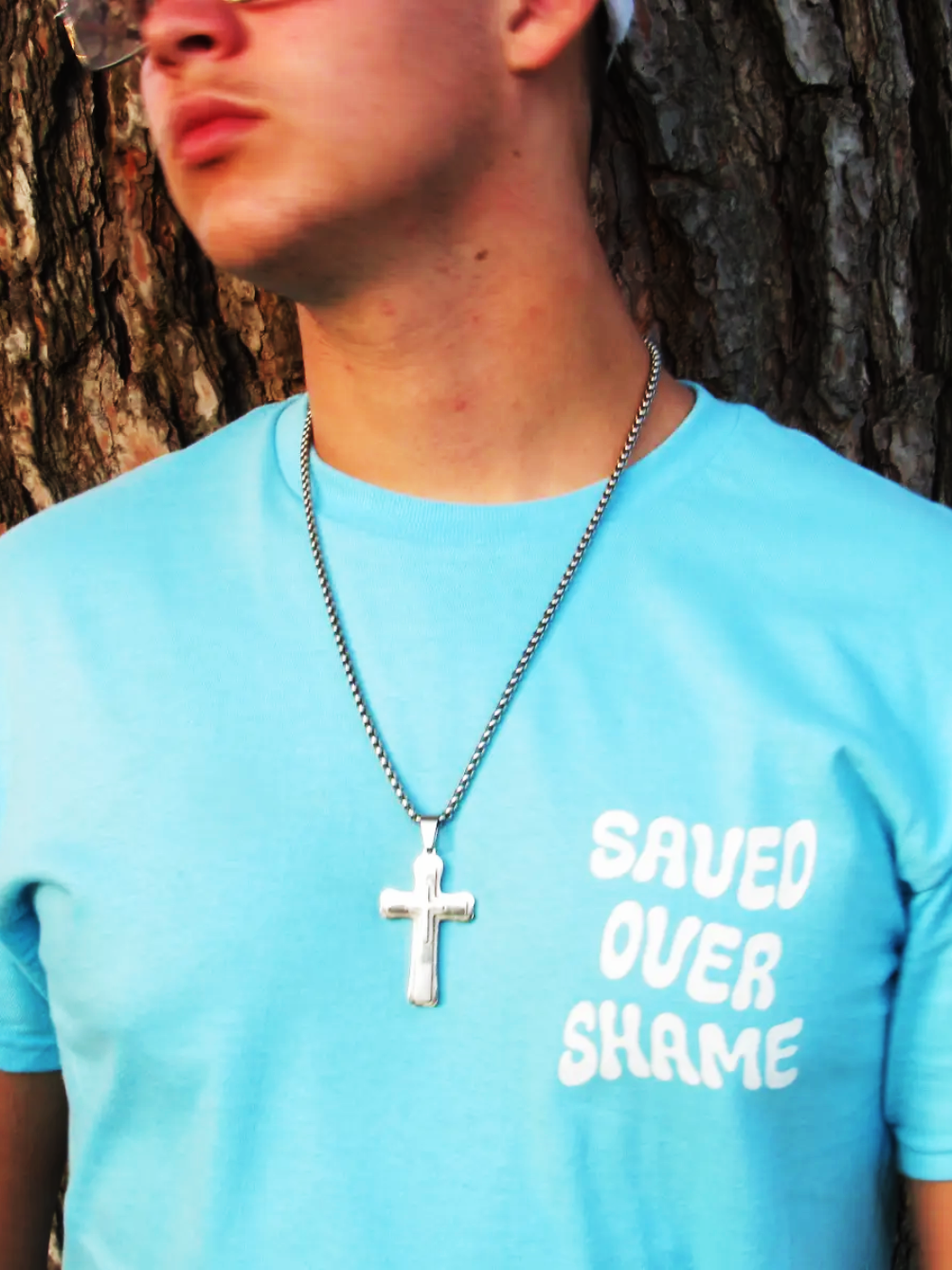 Saved Over Shame Christian Faith Shirt