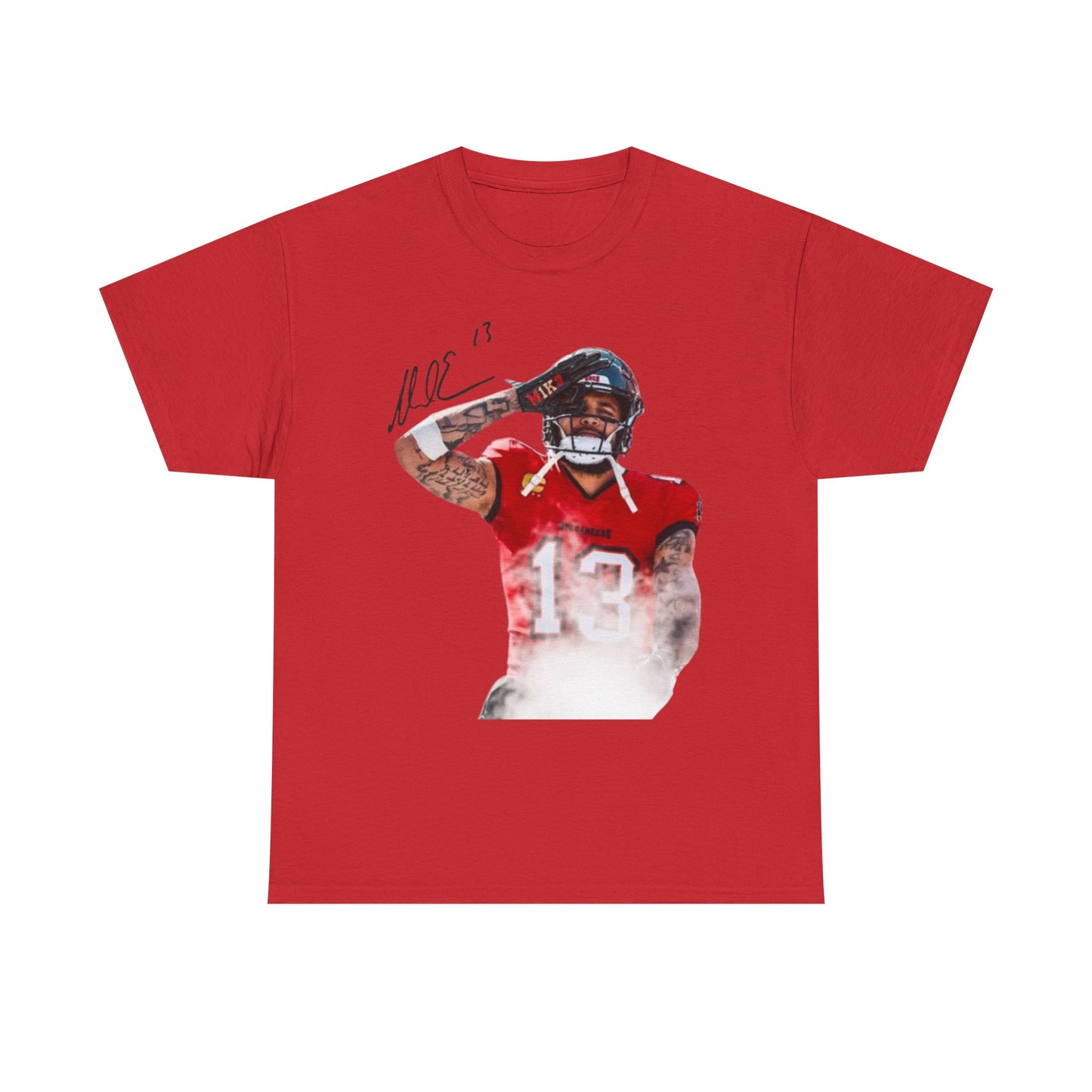 Unisex Heavy Cotton Tee featuring Bold Player Design, Sports Fan Apparel, Casual Wear, Gift for Him, Athletic Top, Trendy Graphic Tee