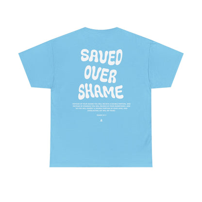 Saved Over Shame Christian Faith Shirt