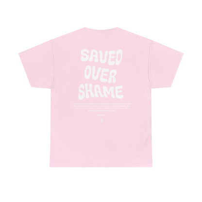Saved Over Shame Christian Faith Shirt