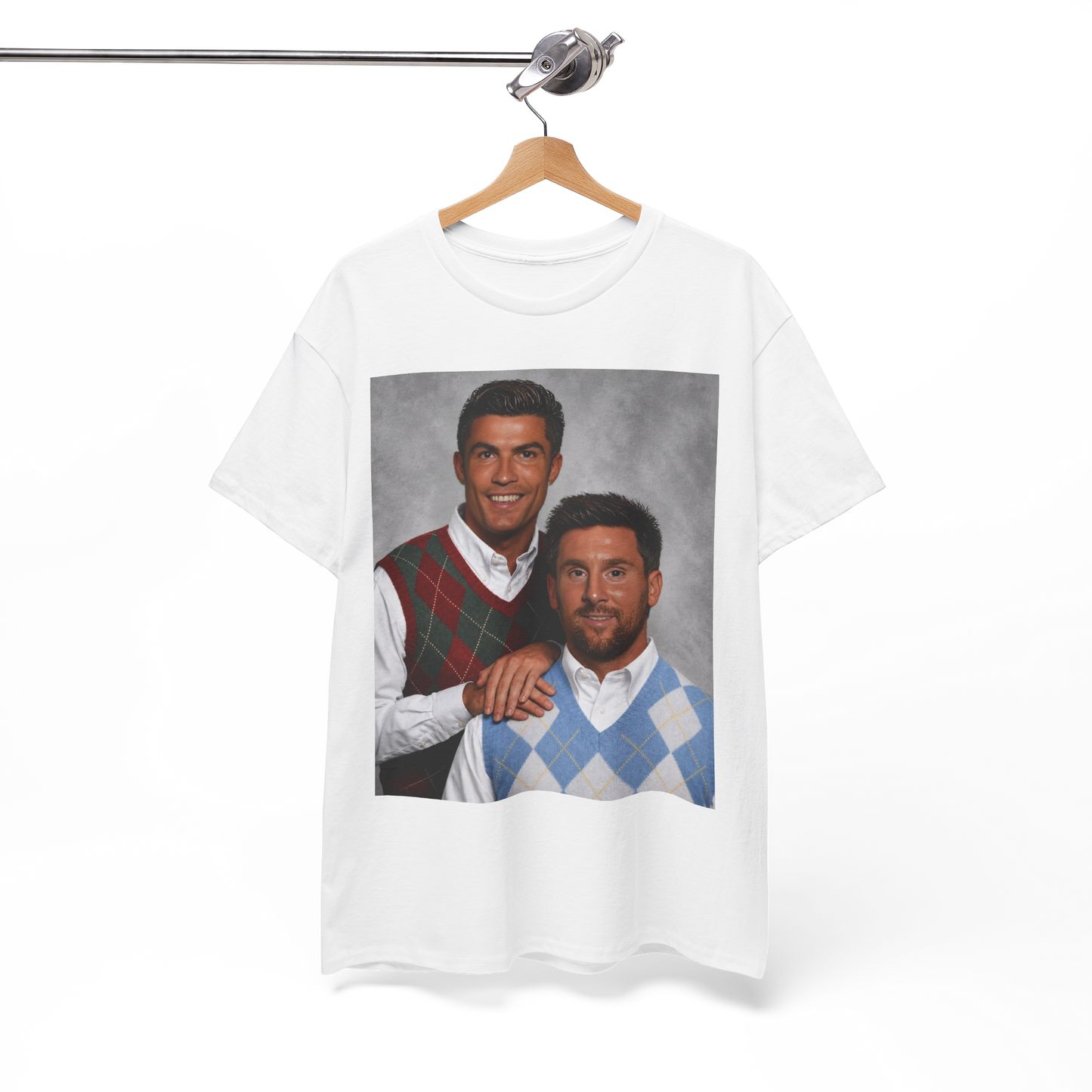 Ronaldo & Messi Step Brothers T-shirt | Funny, parody, Futbol/Soccer Tee