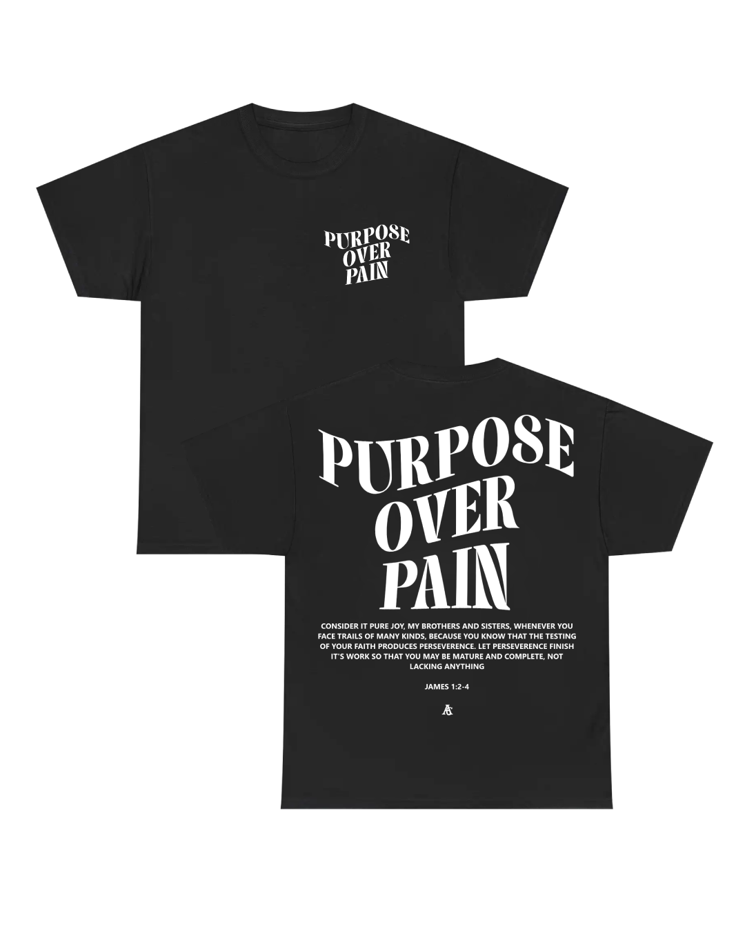 Purpose Over Pain Christian Faith T shirt