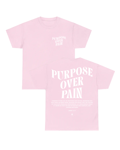 Purpose Over Pain Christian Faith T shirt