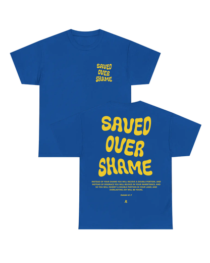 Saved Over Shame Christian Faith Shirt