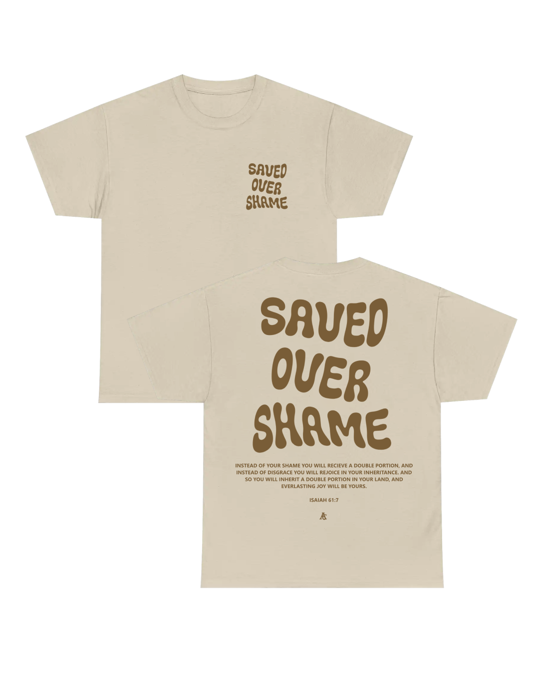 Saved Over Shame Christian Faith Shirt